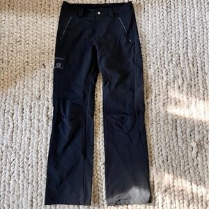 Salomon Men's Black Soft shell Pants 32x32